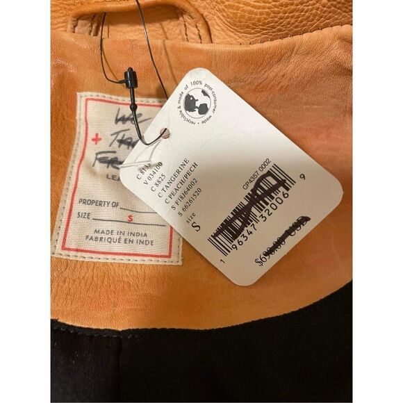 - NWT Free People We The Free Jealousy Leather Moto Jacket Size S - Picture 10 of 10